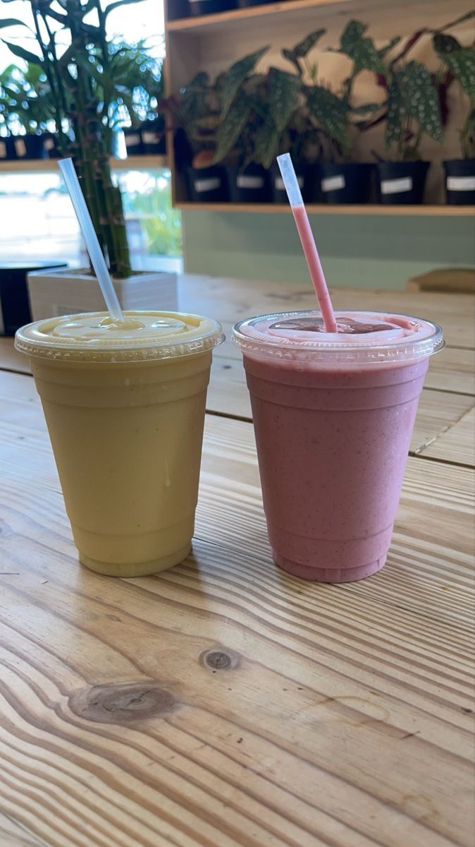 Batidos de Banana y Fresa